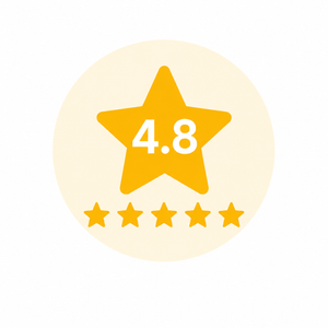 4.8 Average Rating